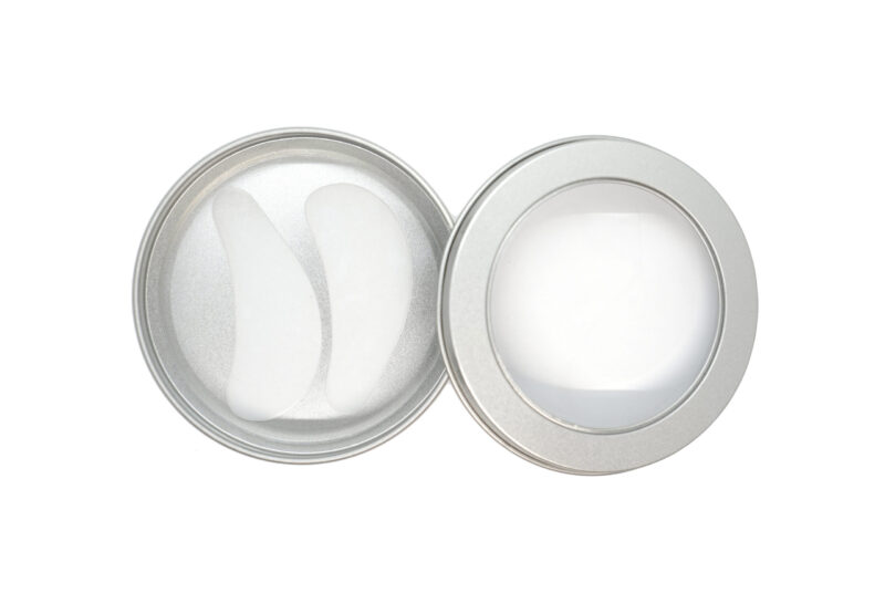 Herbruikbare eyepads pearly silver - Afbeelding 2