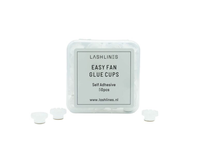 Easy Fan Glue Cups Transparant (50 stuks)